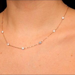 Gold over sterling necklace